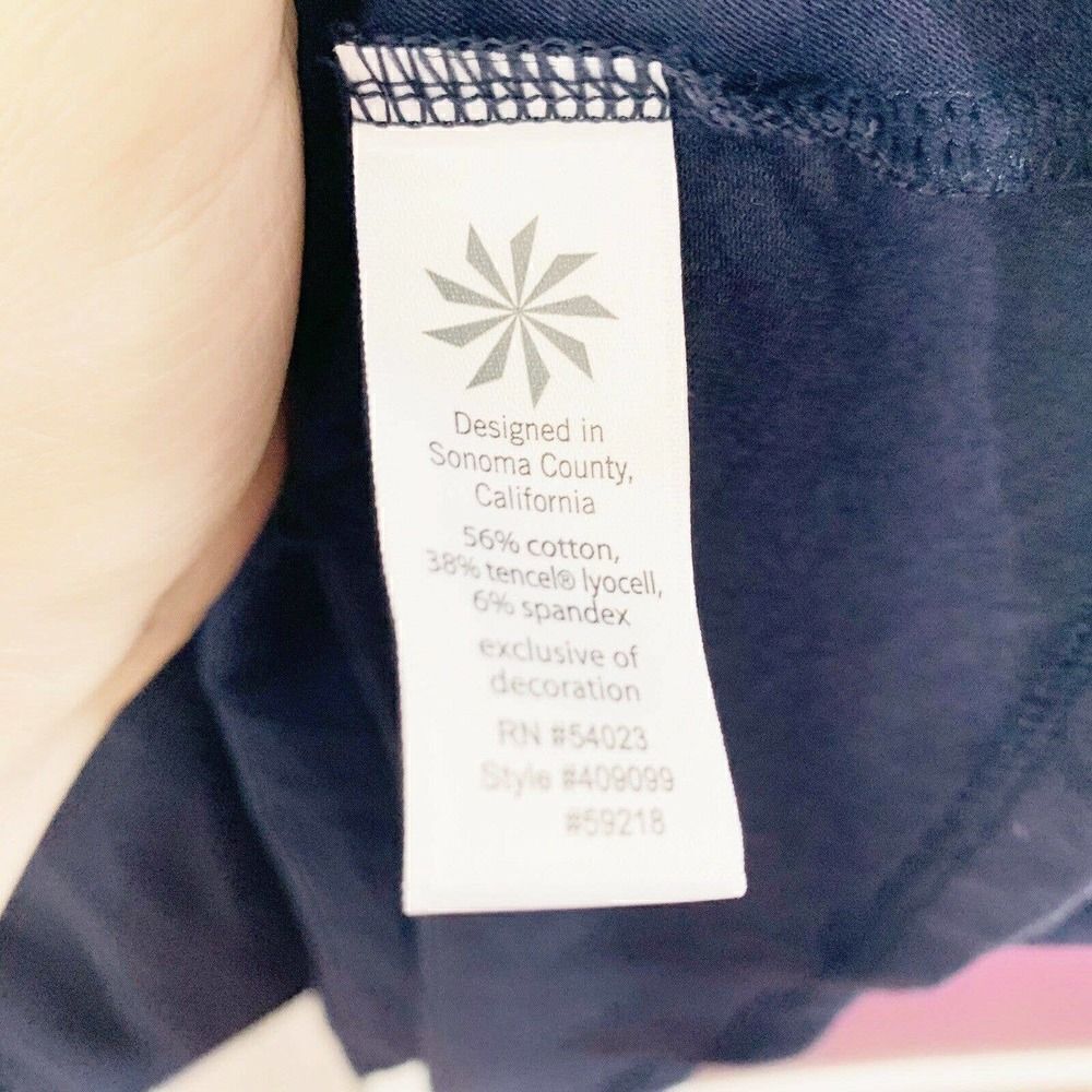 Athleta Sleeveless Tank Dress Navy Blue Pocket- S - Picture 8 of 10